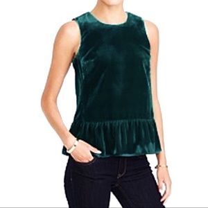 JCrew Factory velvet top